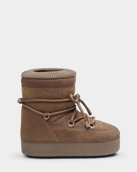 Rudsak Brown Mace Suede Moon Boots