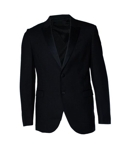 Neil Barrett Black Structured Blazer Jacket for men