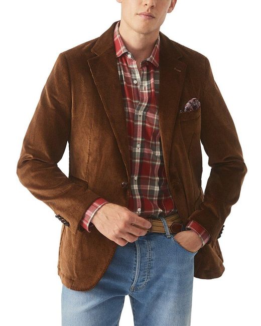 J.McLaughlin Brown Suffolk Jacket for men