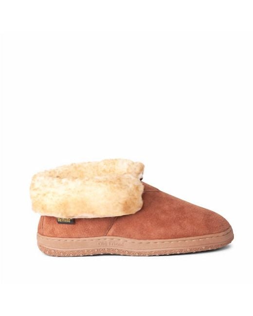 Old Friend Brown Bootee Slipper for men