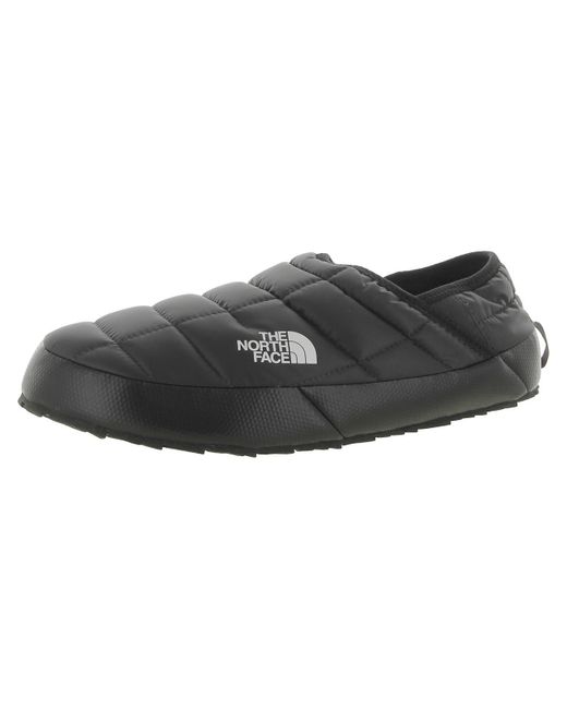 The North Face Black Thermoball Quilted Mules Loafer Slippers for men