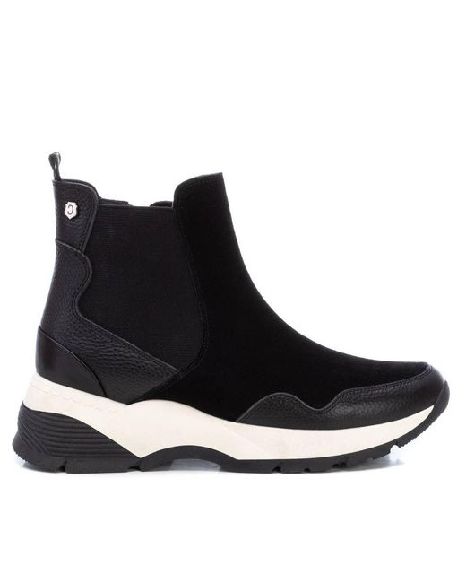 Xti Black Casual Booties By