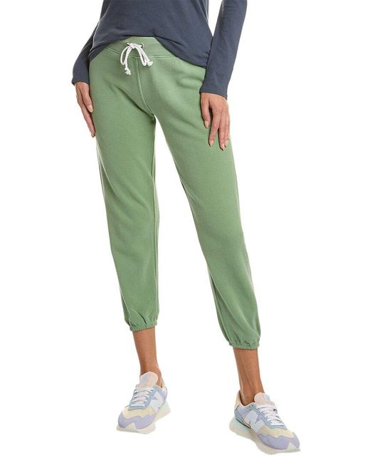 PERFECTWHITETEE Green French Terry Jogger Pant