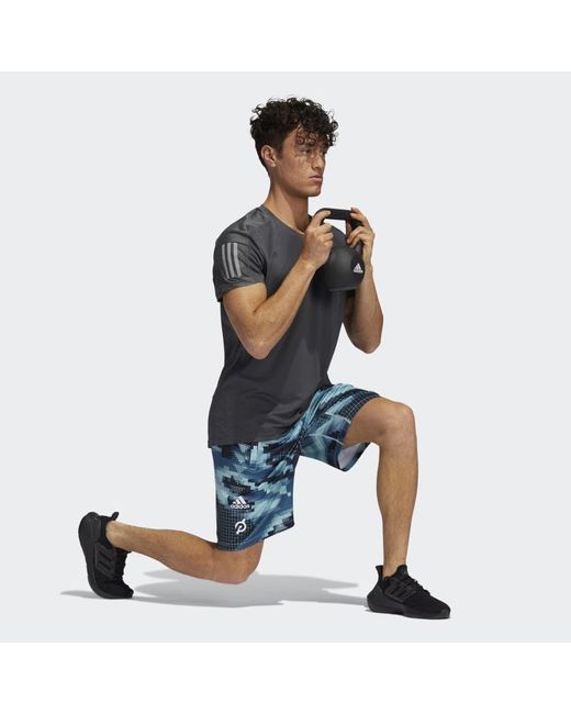 adidas X Peloton Training Shorts in Blue for Men Lyst
