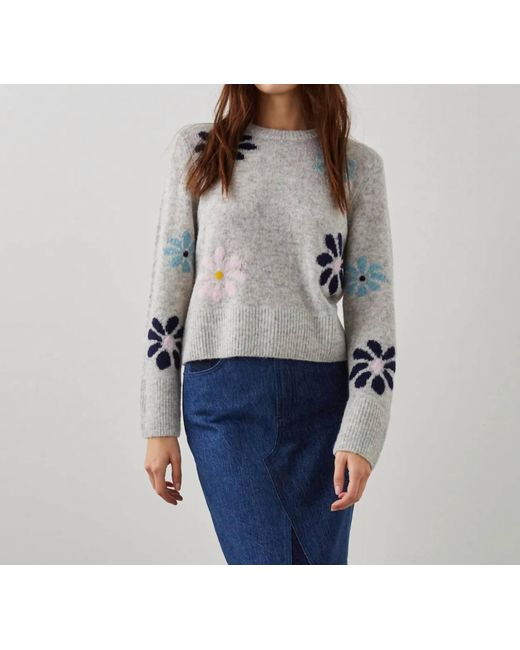 Rails Blue Anise Sweater In Grey