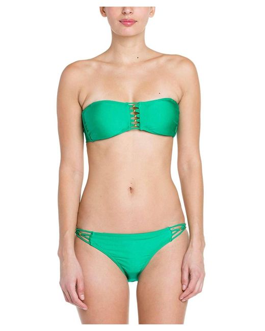 Buy Women's Full Bottom Bikini Bra Panty String Swim Suit