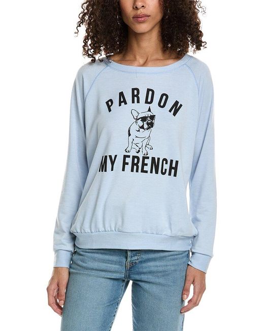 Prince Peter Gray Pardon My French Pullover