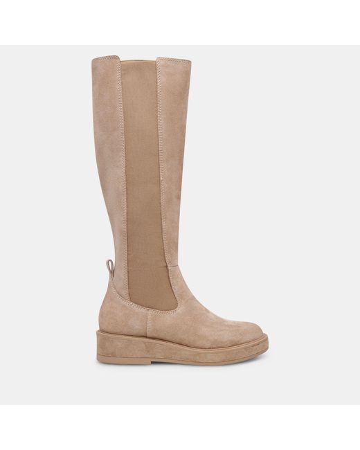 Dolce Vita Brown Eamon H2o Boots Almond Suede