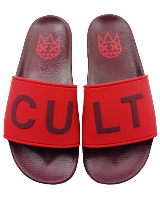 Cult Of Individuality Red Cult Slide In Beet for men
