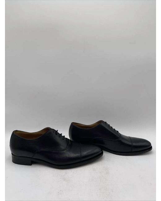 To Boot New York Gray Forley Cap-Toe Leather Oxfords for men