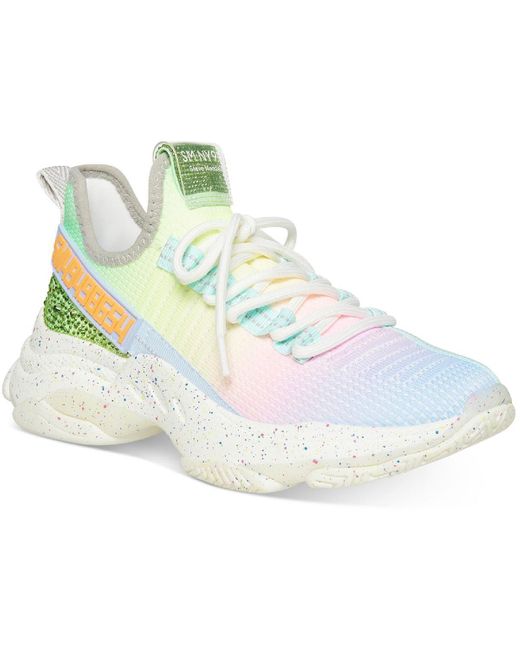 Steve Madden Blue Maxima Fashion Rhinestone Running Shoes