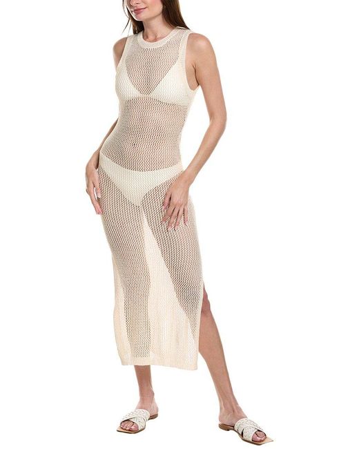 VYB White Billie Crochet Cover-up Dress