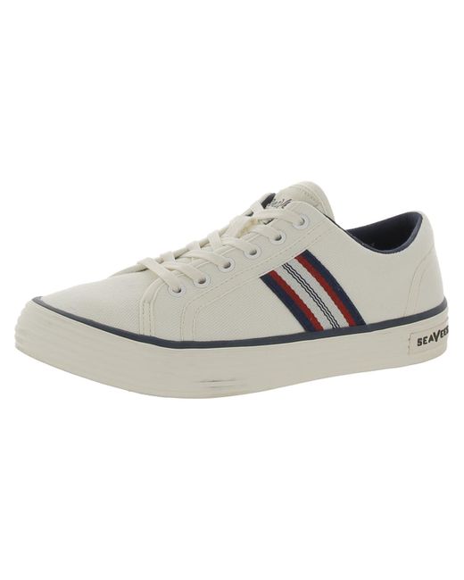 Seavees White Balboa Lace-up Canvas Other Sports Shoes