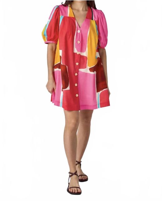 CROSBY BY MOLLIE BURCH Red Stevie Dress