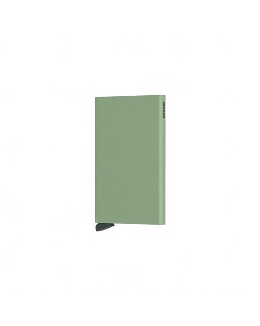 Secrid Green Rfid Protected Card Holder for men