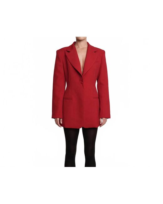 Parentesi Red Daniela Cinched Back Blazer