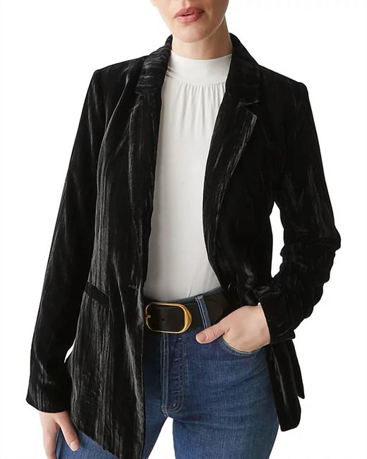 Michael Stars Women's Black Darby Longline Blazer