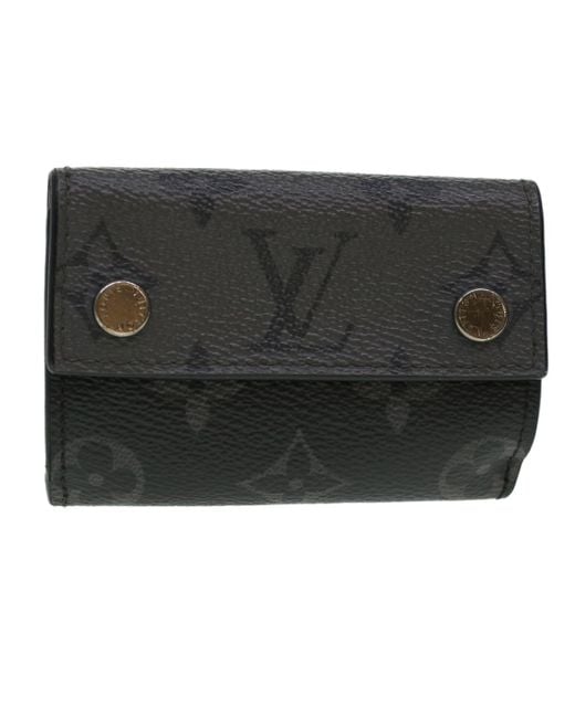 Louis Vuitton Black Discovery Canvas Wallet (pre-owned)
