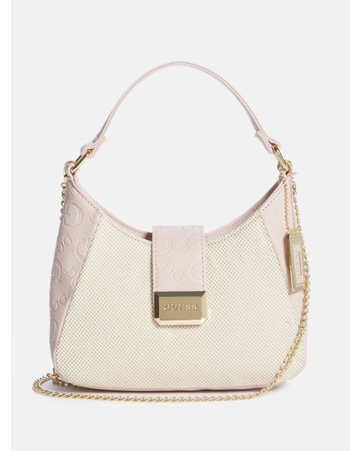 Guess Factory Natural Whitney Mini Hobo