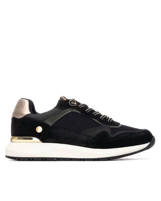 Xti Black 144206 Round Toe Sneakers