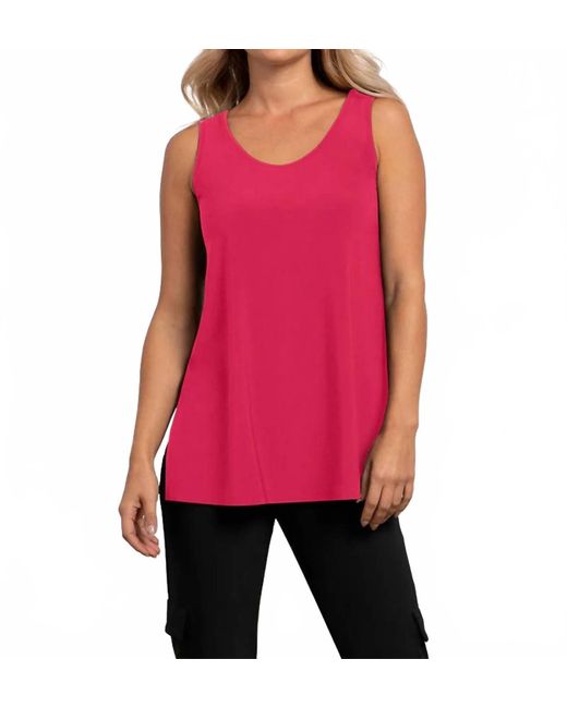 Sympli Red Reversible Go To Tank Top