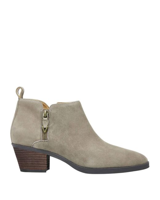 Vionic Gray Cecily Ankle Boot - Wide Width