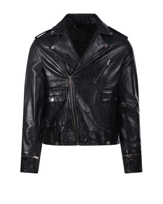Golden Goose Men's Black Jacket Chiodo