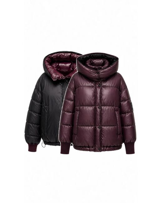 Alaska® Outerwear Purple Reversible Hooded Bio-Down Jacket