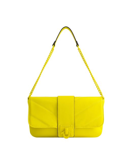 True Religion Yellow Shoulder Bag Purse