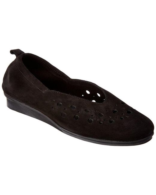 Arche Black Nityka Leather Flat