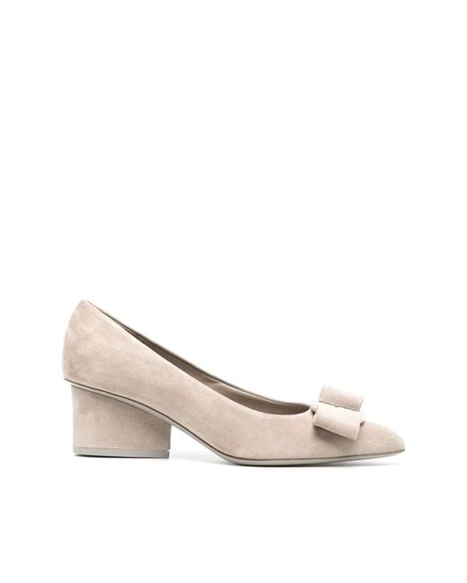 Ferragamo Natural Viva 55 Pumps