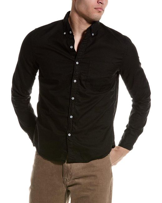 Save Khaki Black Oxford Shirt for men