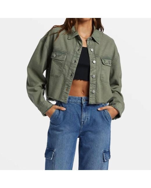 Roxy Multicolor Sunset Sands Cutoff Shacket