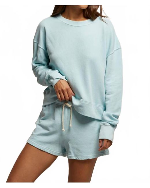 PERFECTWHITETEE Blue Layla Sweat Shorts