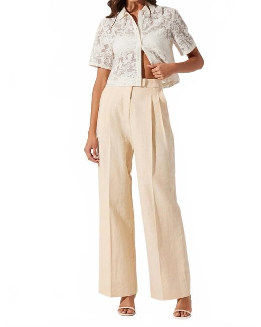 Astr Natural Byrony Pants
