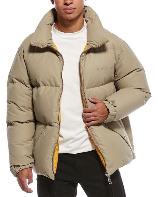 Khrisjoy Natural Oversized Bomber Jacket for men