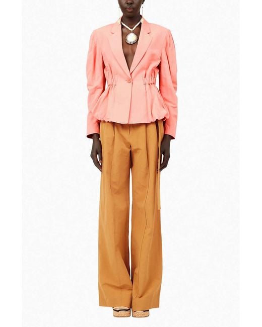 Ulla Johnson Orange Marras Jacket
