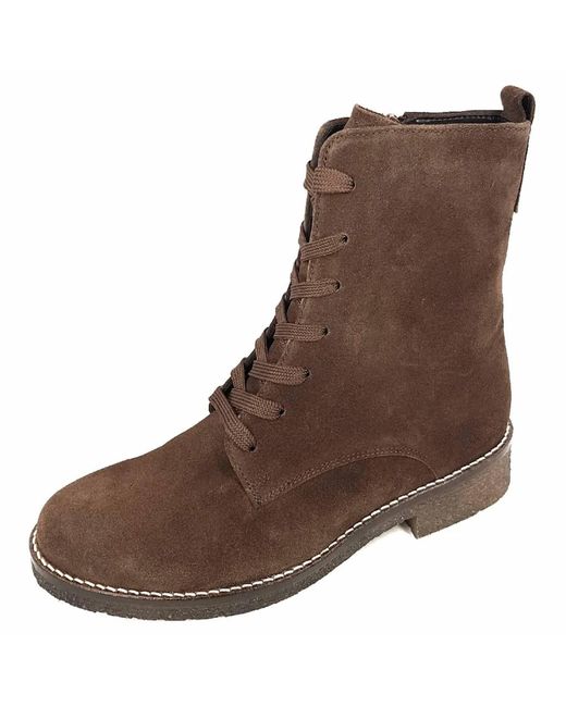 Gabor Brown Short Lace Ankle Boot