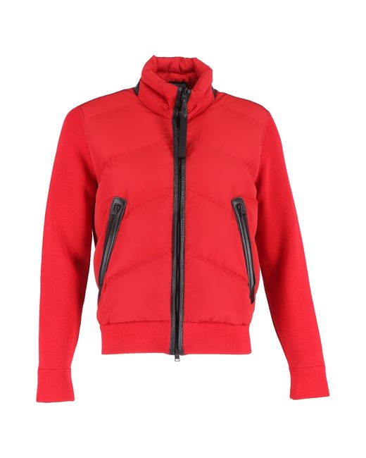Tom Ford Red Zipped Down Jacket for men