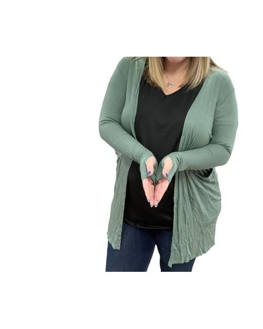 Blakeley Green Sierra Ribbed Cardigans