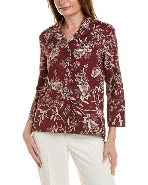 Max Mara Red S Fauna Shirt