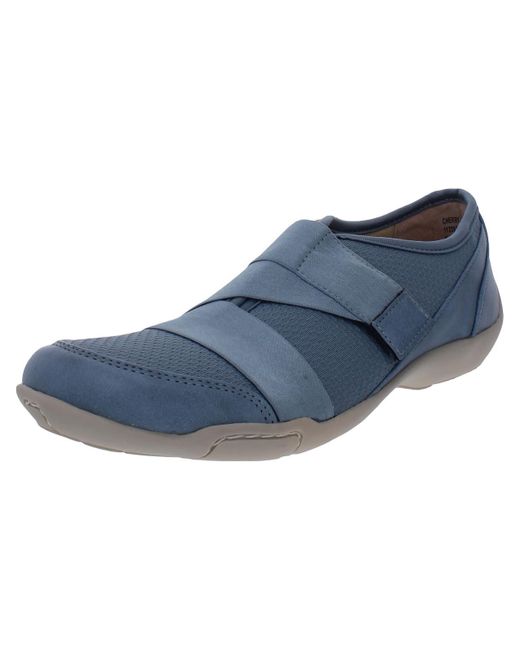 Ros Hommerson Blue Cherry Metallic Flat Slip-on Sneakers