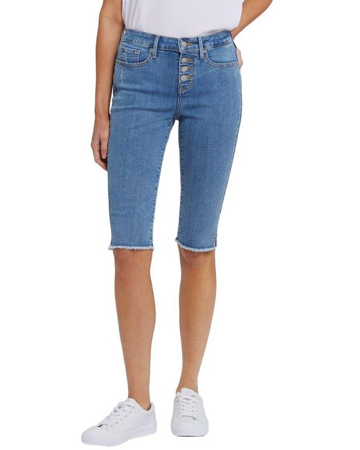 NYDJ Blue Sophie Minorca Isle Capri Jean