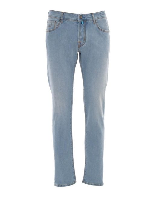 Jacob Cohen Blue Pant 5 Pkt Super Slim Fit Nick Slim for men