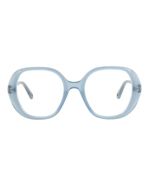 Chloé Blue Square-Frame Bio Acetate Optical Frames