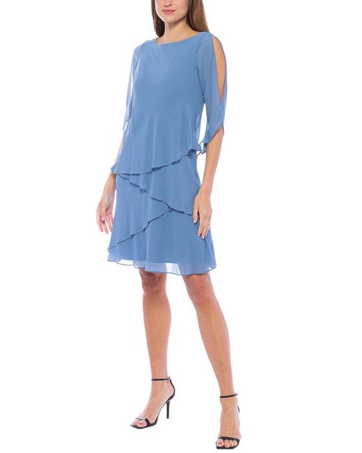 Marina Blue Mini Dress