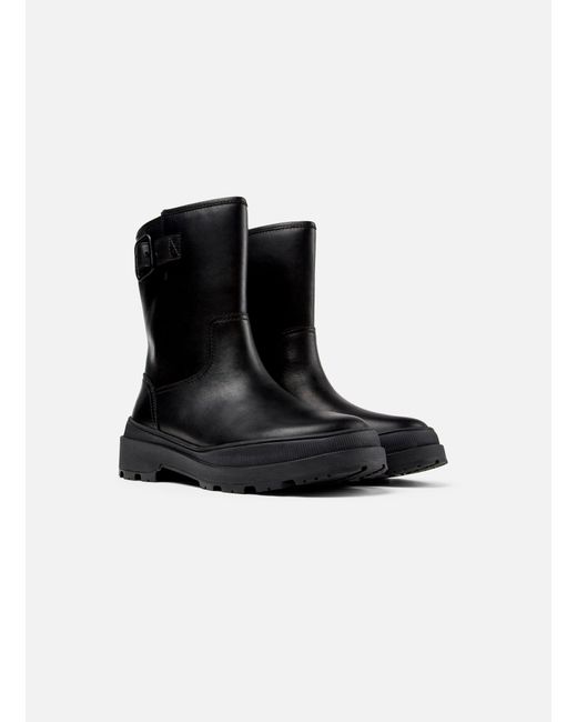 Camper Black Ankle-Boot Brutus Trek