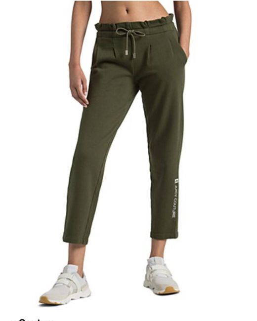 Juicy Couture Green Paperbag Waist Pant