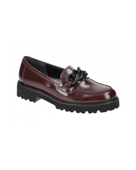 Gabor Brown Chain Loafer