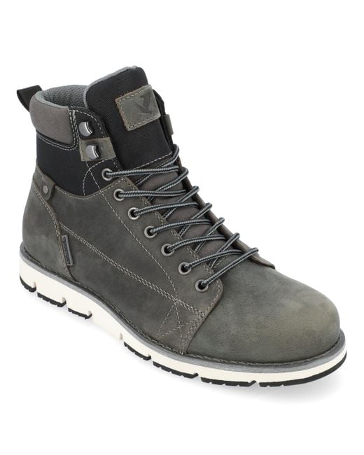 Territory Black Slickrock Water Resistant Lace-Up Boot for men